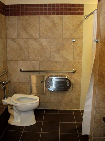 Image of the Bathrooms at Creek Travel Plaza