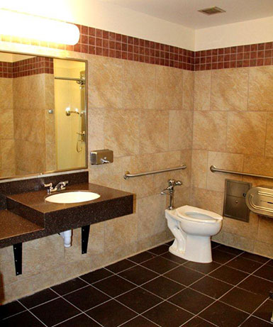 Image of the Bathrooms at Creek Travel Plaza