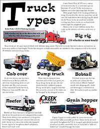 Types of Trucks